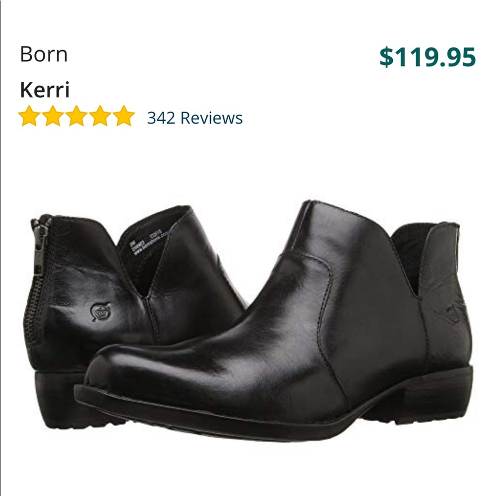 Size 7 Born ankle cut out boots